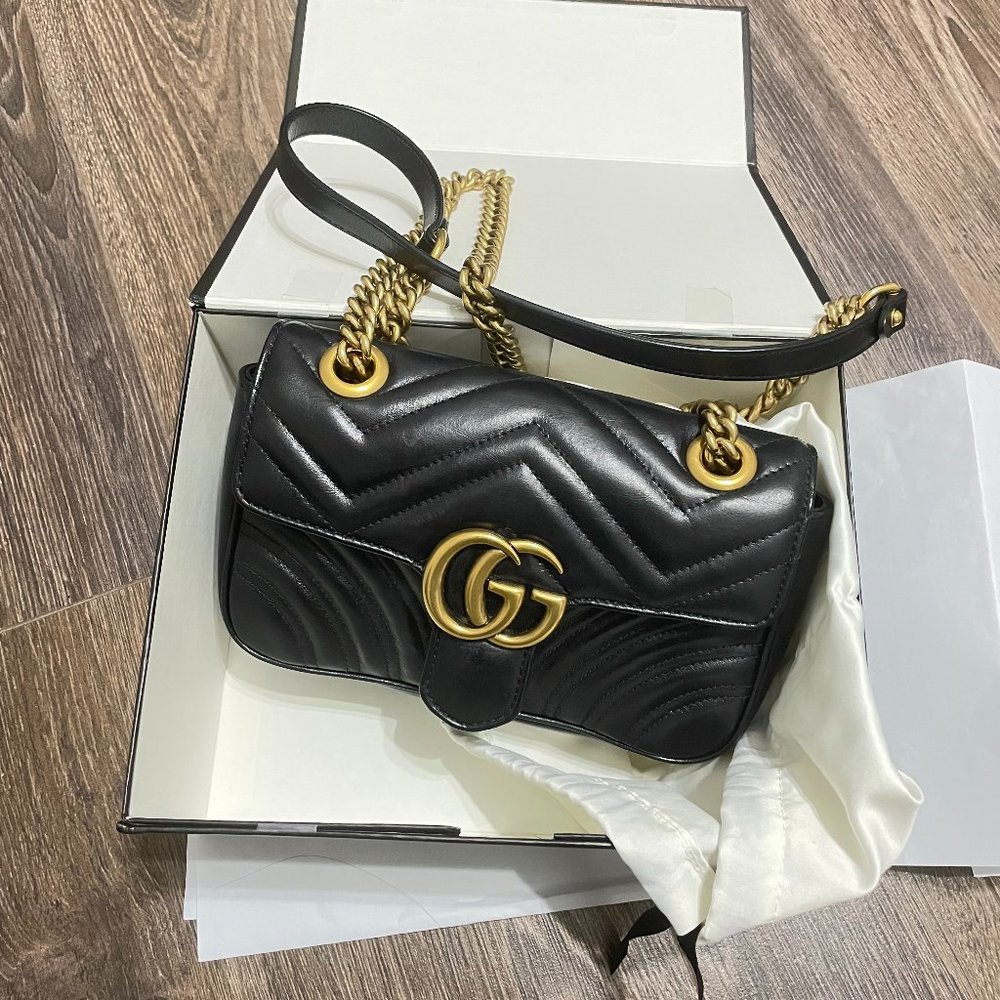 100% Authentic Gucci Marmont Mini Bag - Product info is on second page